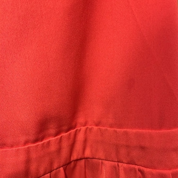 San Souci Reddish Orange Spaghetti Strap Maxi Dress (Size XS) Flowy Summer Style - Picture 11 of 11